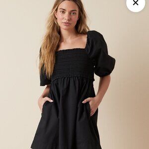 AE puff sleeve baby doll mini dress